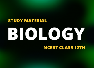 CLASS 12 BIOLOGY
